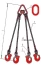 Строп канатный четырехветвевой 4СК 1.6 т L=2 м заплет купить в Екатеринбурге