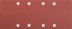 Лист шлифовальный универсальный STAYER &quot;MASTER&quot; на зажимах, 8 отверстий по краю, для ПШМ, Р320, 93х230мм, 5шт 35465-320 купить в Екатеринбурге
