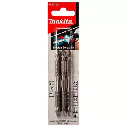 Биты Makita PZ2 85мм 3шт, 2-х сторонние (B-12790) купить в Екатеринбурге