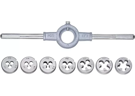 Набор плашек М3 - М12 8 предметов СИБРТЕХ 77309 купить в Екатеринбурге