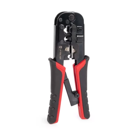 Кримпер многофункциональный КВТ JT-03А с 3 встроенными модулями для обжима RJ-45, RJ-12, RJ-11, RJ-22 (89228) купить в Екатеринбурге