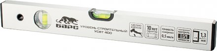 Уровень алюминиевый 1200 мм толщина профиля 1.3 мм 2 глазка  БАРС 35132 купить в Екатеринбурге