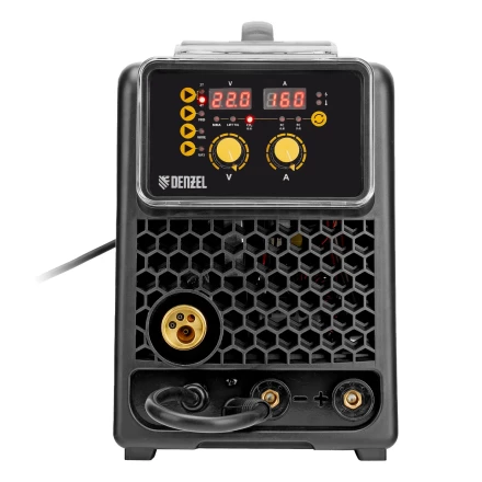 Аппарат инвертор. полуавтомат. сварки  MIG-160, 160 А, ПВ 60%, катушка 5 кг// Denzel 94309 купить в Екатеринбурге