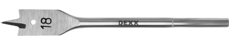 Сверло по дереву перовое, шестигранный хвостовик, DEXX 2945-18, d=18мм 2945-18 купить в Екатеринбурге