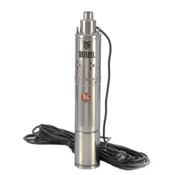 Скважинный насос Denzel DWS-3,5-100, винтовой, диаметр 3,5&quot;, 800 Вт, 1700 л/ч, напор 100 м 97251