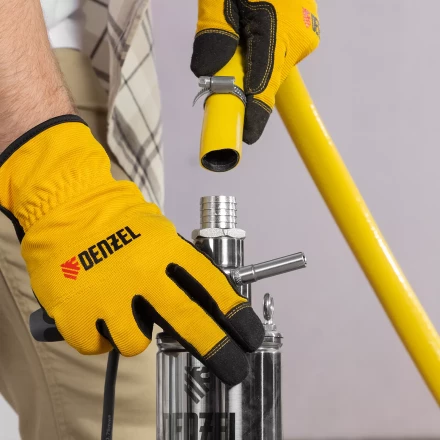 Скважинный насос Denzel DWS-3,5-100, винтовой, диаметр 3,5&quot;, 800 Вт, 1700 л/ч, напор 100 м 97251 купить в Екатеринбурге