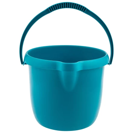 Ведро пластмассовое круглое 12 л, бирюзовое, Home Palisad 929575 купить в Екатеринбурге