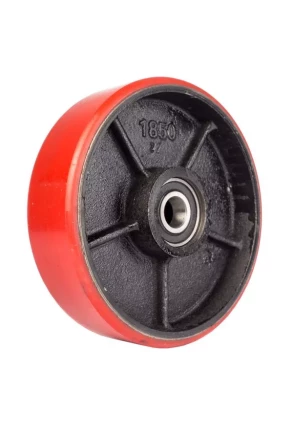 Колесо полиуретан 180х50 мм с подшипником для тележек гидравлических для BF/DF-III/RHP/AC/DF/CW2 1001404 купить в Екатеринбурге
