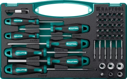 Набор: отвертки X-Drive с кованым хромомолибденованадиевым стержнем SlimFit, ситема насечек NSS, двухкомпонентная рукоятка 25815 купить в Екатеринбурге