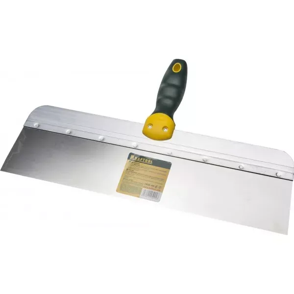 Шпатель KRAFTOOL фасадный с двухкомпонентной ручкой, нержавеющее полотно, 400мм 10036-400 купить в Екатеринбурге