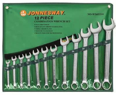Набор ключей комбинированных 10-32мм 12предметов Jonnesway W26112SA 48140