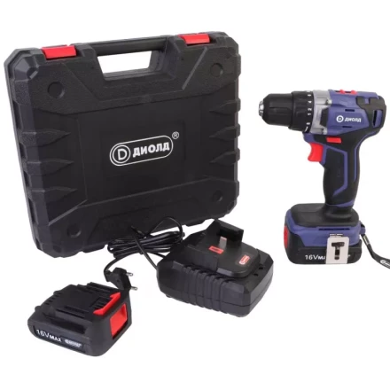 Аккумуляторная дрель-шуруповерт Диолд ДЭА-16Л-08 купить в Екатеринбурге