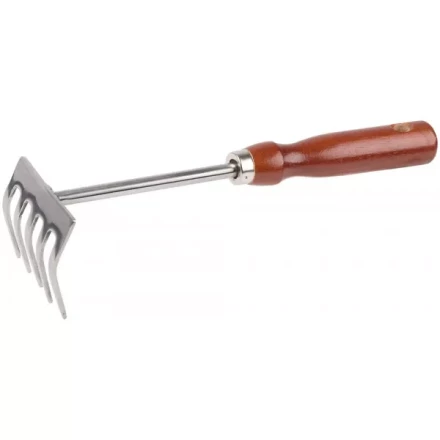 Грабельки GRINDA из нержавеющей стали с деревянной ручкой, 250 мм 8-421149_z01 купить в Екатеринбурге