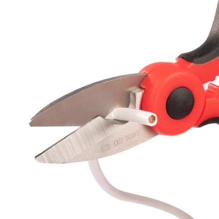 Ножницы электрика универсальные КВТ ES-02 для резки проводов до 6 мм (102358) купить в Екатеринбурге