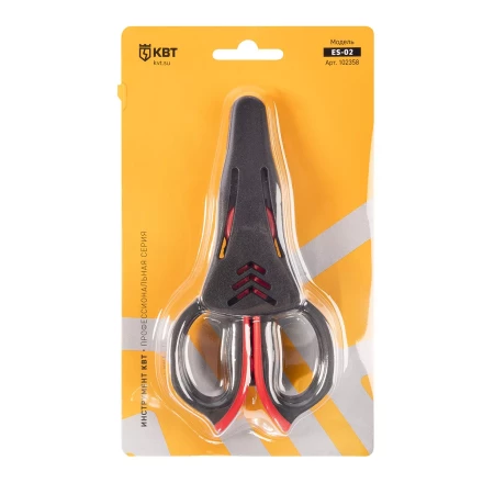Ножницы электрика универсальные КВТ ES-02 для резки проводов до 6 мм (102358) купить в Екатеринбурге