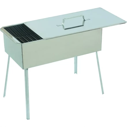 Коптильня двухъярусная 500x270x175 нержавеющая сталь 0,8 мм с поддоном на ножках PALISAD Camping 69526 купить в Екатеринбурге