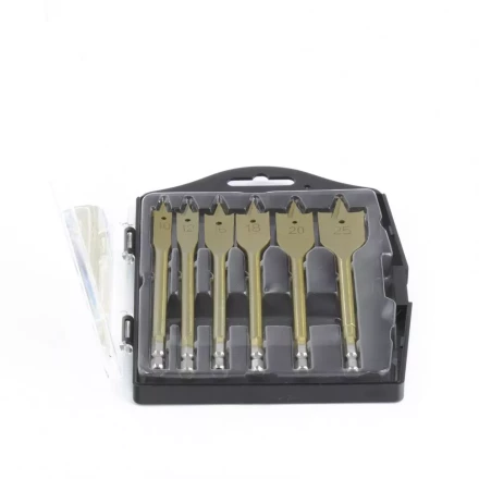 Набор сверл перовых по дереву 10-12-16-18-20-25 мм 6 штук пластик. кейс MATRIX 70445 купить в Екатеринбурге