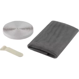 Сетка STAYER &quot;COMFORT&quot; противомоскитная для окна, с крепежной лентой, серая, ПЭТ, 1,1 х 1,3м 12481-11-13