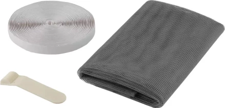 Сетка STAYER &quot;COMFORT&quot; противомоскитная для окна, с крепежной лентой, серая, ПЭТ, 1,1 х 1,3м 12481-11-13 купить в Екатеринбурге