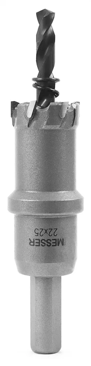 ТСТ коронка MESSER 22X25 с центрирующим сверлом и толкающей пружиной купить в Екатеринбурге