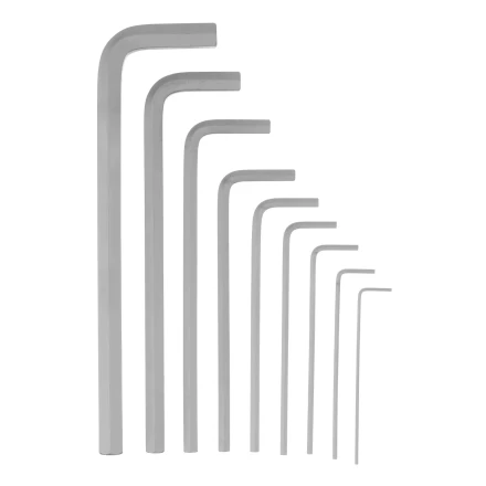 Набор ключей имбусовых, HEX, 1,5-10 мм, CrV, 9 шт., удлиненные Сибртех 123687 купить в Екатеринбурге