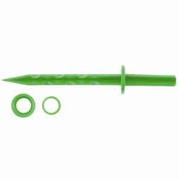 Колышек 20см с установочным кольцом для крепления укрывного материала и пленки 10шт зеленый PALISAD