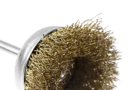 Кордщетка HAMMER чаша 50мм для дрели гофрированная латунированная сталь (207-201) купить в Екатеринбурге