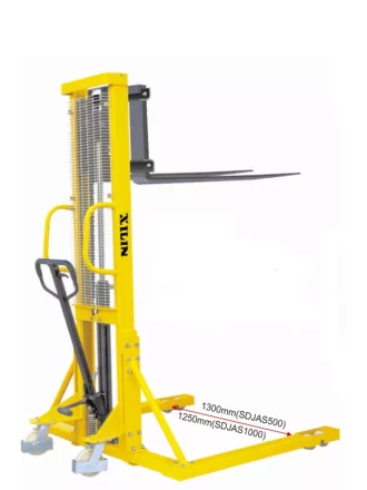 Штабелер гидравлический 1,0 т 1,6 м XILIN SDJAS1016 с раздвижными вилами и расширенными опорами 1006808 купить в Екатеринбурге