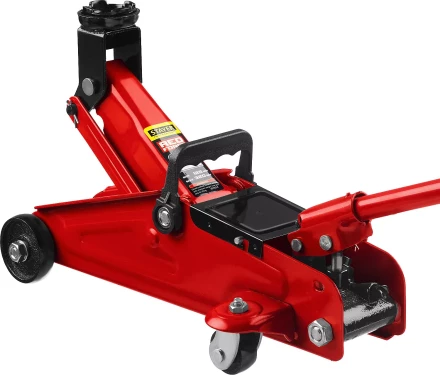 Домкрат гидравлический подкатной &quot;RED FORCE&quot;, 2т, 125-320мм, STAYER 43152-2 43152-2 купить в Екатеринбурге