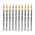 Сверло по металлу, 3,2 мм, HSS-Tin, Golden Tip, 10 шт. Denzel 717206 купить в Екатеринбурге