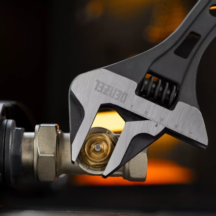 Ключ разводной Denzel 15750, 300 мм, CrV, кованый купить в Екатеринбурге