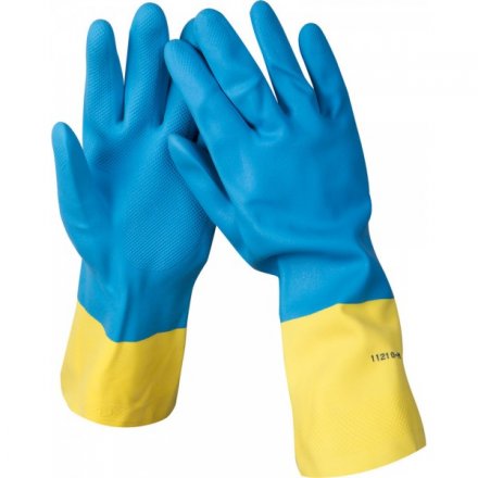 Перчатки STAYER латексные с неопреновым покрытием, экстрастойкие, с х/б напылением, размер XL 11210-XL купить в Екатеринбурге