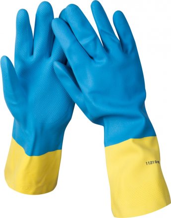 Перчатки STAYER латексные с неопреновым покрытием, экстрастойкие, с х/б напылением, размер XL 11210-XL купить в Екатеринбурге