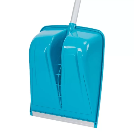 Лопата для уборки снега Palisad 61794, полипропилен, 365х460х1500мм, алюминиевый черенок, ПВХ накладка, LUXE купить в Екатеринбурге