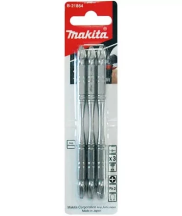 Биты Makita PH2 110мм 3шт, 2-х сторонние (B-21864) купить в Екатеринбурге
