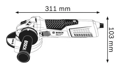 Шлифмашина BOSCH УШМ GWS 19 - 125 СI купить в Екатеринбурге