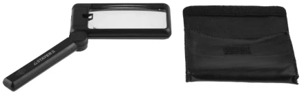 Лупа STAYER &quot;MASTER&quot; складная с подсветкой для чтения, 2-х/8-и кратное увеличение, размер линзы 100х50мм 40526 купить в Екатеринбурге