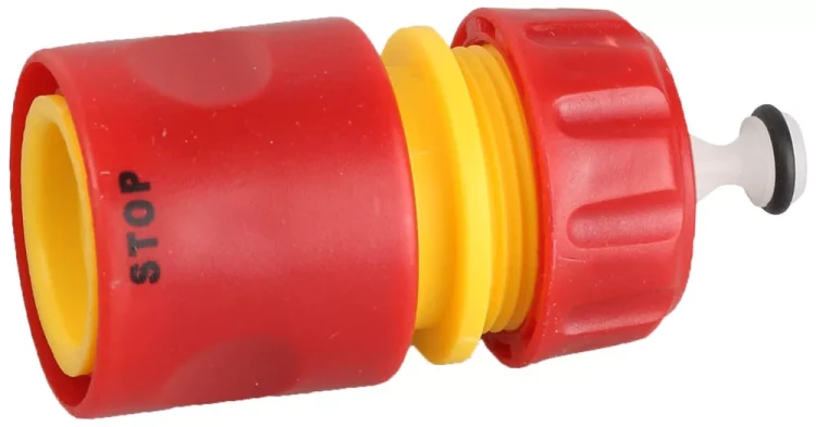 Соединитель с автостопом GRINDA из ударопрочной пластмассы, 1/2" 8-426329_z01 купить в Екатеринбурге
