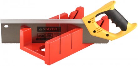 Набор STAYER: пластмассовое + ножовка с 2-комп рукояткой, усиленный обушок, стусло MAXI 4&quot; (для заготовок 100ммх52мм) в комплекте с ножовкой 15395-35 купить в Екатеринбурге