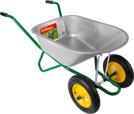 Тачка GRINDA садово-строительная двухколесная, 90 л, грузоподъемность 180 кг 422397_z01 купить в Екатеринбурге