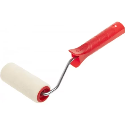 МИДИ-валик ЗУБР ЭКСПЕРТ &quot;ВЕЛЮР&quot;, 100% шерсть, ворс 4мм, ручка 6мм, d=32/100мм 03535-10 купить в Екатеринбурге