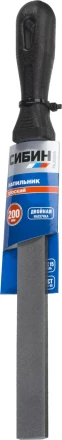Напильник СИБИН плоский с пластиковой рукояткой, 200мм 16701-20 купить в Екатеринбурге