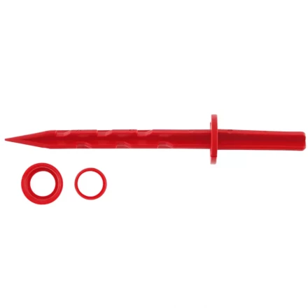 Колышек 20см с установочным кольцом для крепления укрывного материала и пленки 10шт красный PALISAD 64434 купить в Екатеринбурге