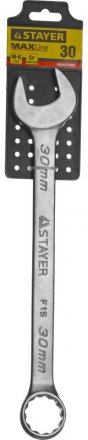 Ключ STAYER &quot;MASTER&quot; гаечный комбинированный, хромированный, 30мм 27085-30 купить в Екатеринбурге