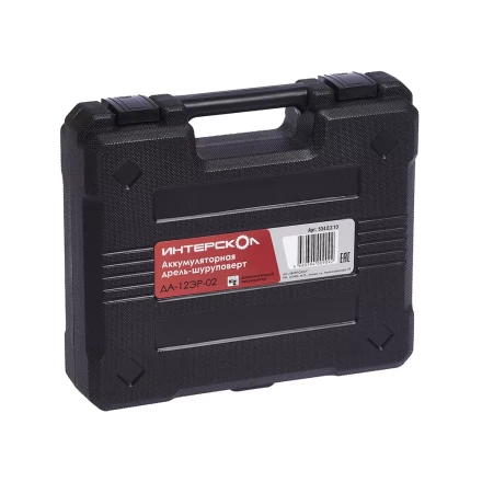 Аккумуляторная дрель-шуруповерт со съемным патроном ИНТЕРСКОЛ ДА-12ЭР-02 КОМБИ Li-ion (2 х 1,5Ач) купить в Екатеринбурге