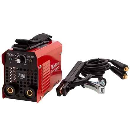 Инверторный аппарат дуговой сварки MMA-200S, 200 А, ПВ60%, диаметр электрода 1,6-5 мм MTX 94391 купить в Екатеринбурге