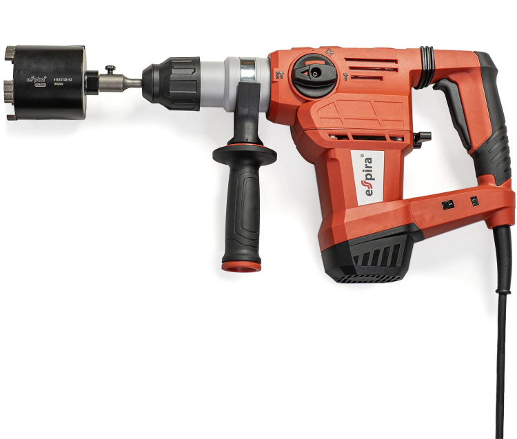 Перфоратор ESPIRA RHI-P3203 (sds plus, 220–240В/50Гц, мощн.1500Вт, ск. хол хода 950 об/м, эн.уд .4,0 Дж, 5.6 кг), 400452 купить в Екатеринбурге