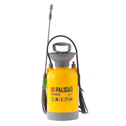 Опрыскиватель усиленный помповый 5 л с шлангом разбрызгивателем PALISAD LUXE 64757 купить в Екатеринбурге