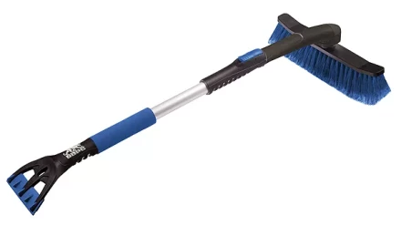 Щетка-сметка для снега со скребком  телескопическая БАРС 55324 купить в Екатеринбурге