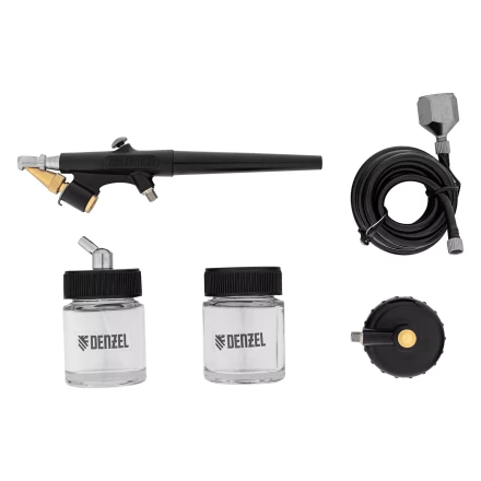 Аэрограф с нижним бачком Denzel AB2, 0,8 мм, 22 мл, 11 л/мин 57311 купить в Екатеринбурге